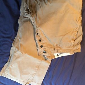 Gap button fly pants.